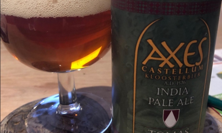 Tomas IPA flesje en glas